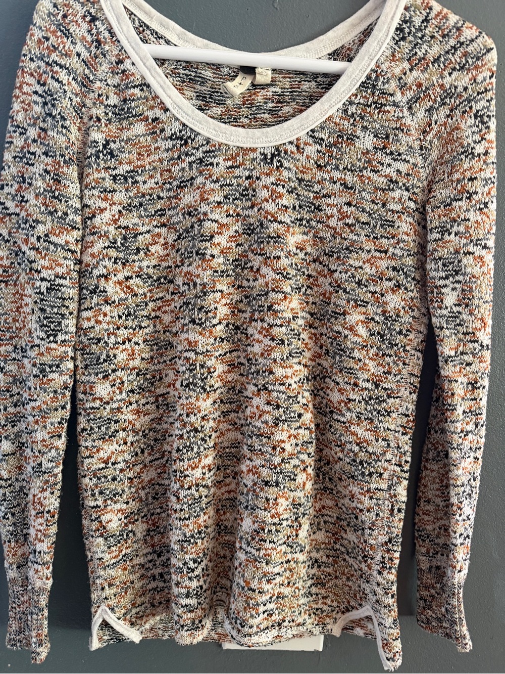 We The Free confetti marled pullover sweate